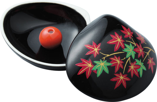Plato de incienso con forma de concha- Arce Japonés (negro)