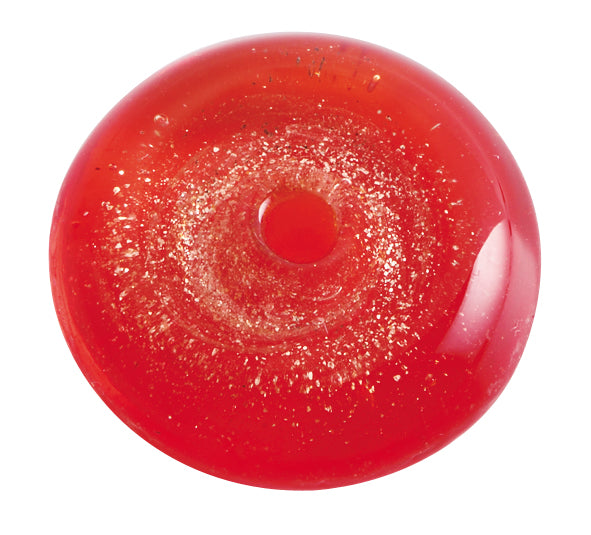 Plato de vidrio brillante ( Bermellón )
